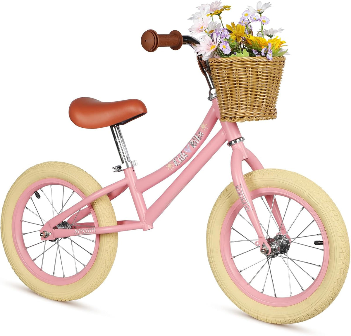 Birtech 14 inch Balance Bike with Removable Basket
