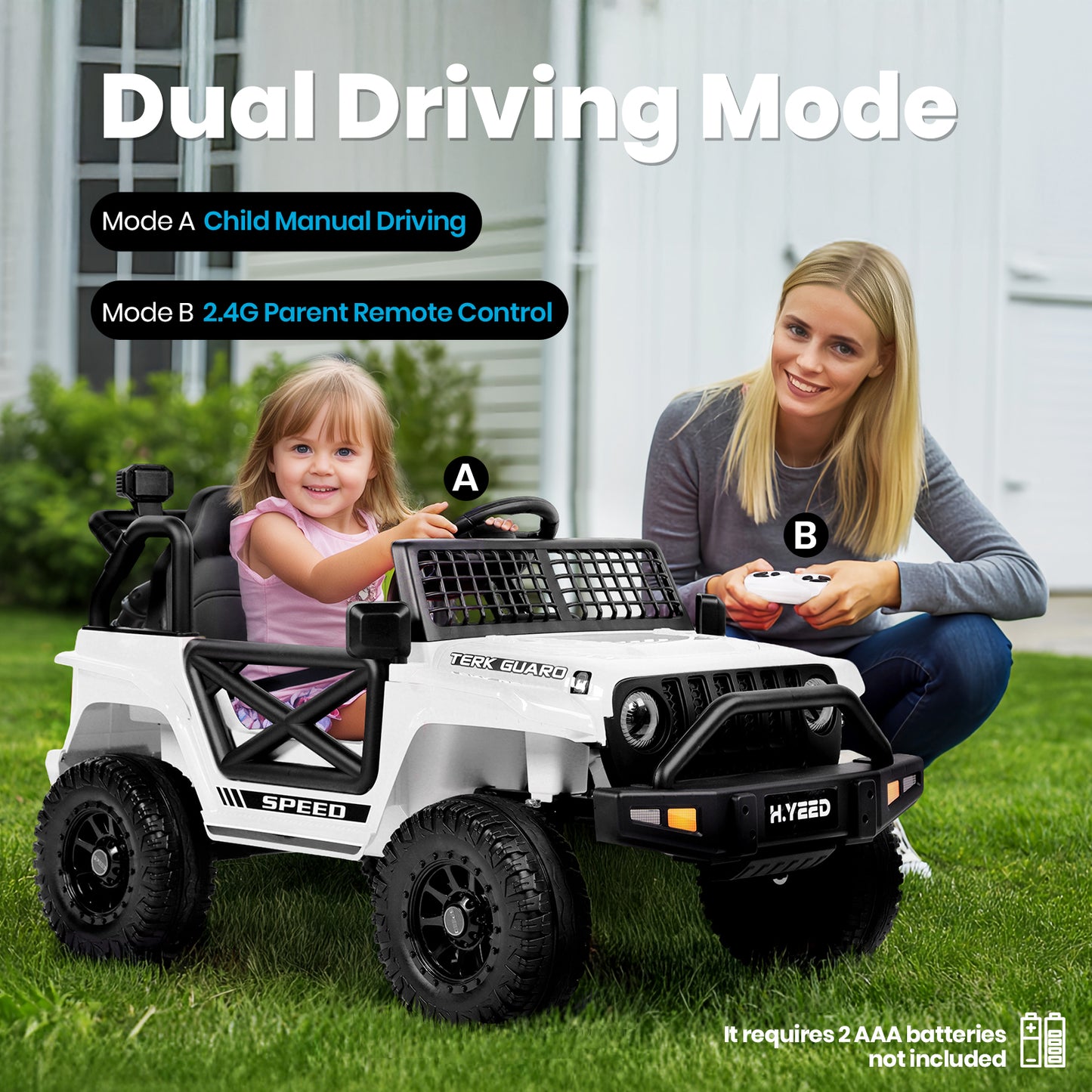 H.yeed Kids Electric Ride-on Off Road for 3-8