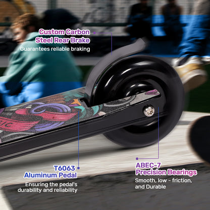 Birtech Stunt Scooter Beginner Level Graffiti