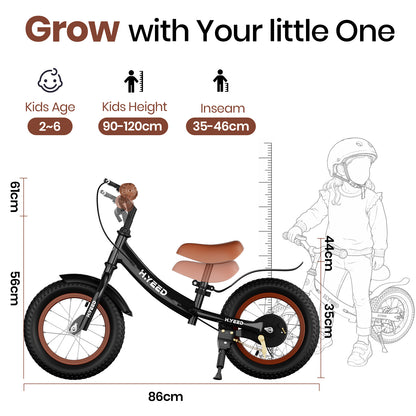 12 Inch Kids Balance Bike with Handbrake