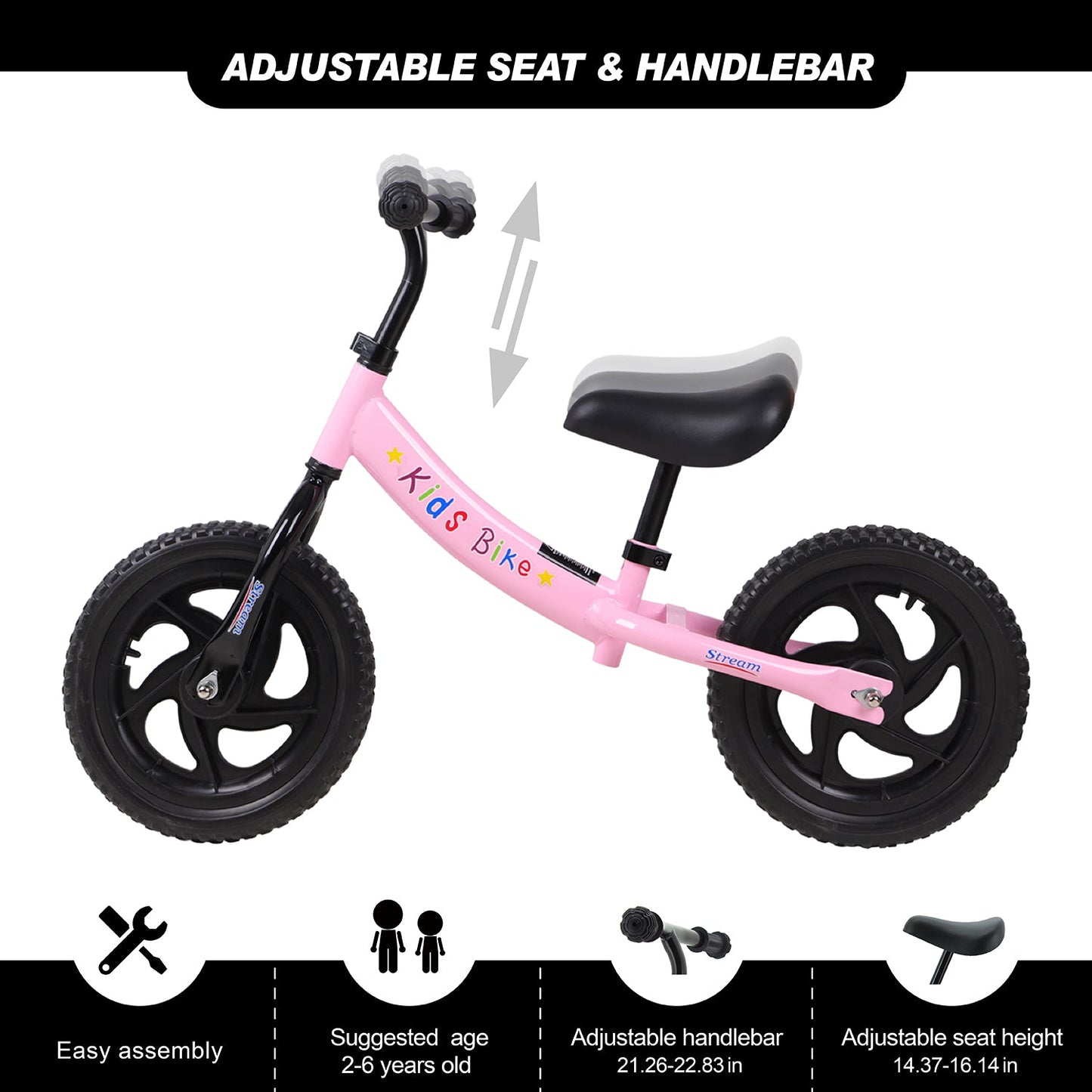 Birtech 12" Kids Balance Bike