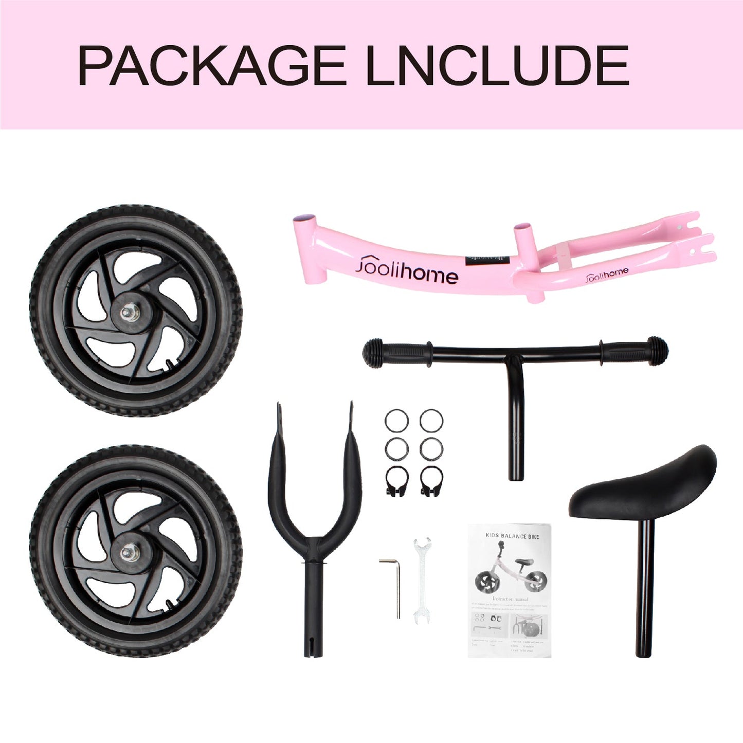 Joolihome 12" Kids Balance Bike