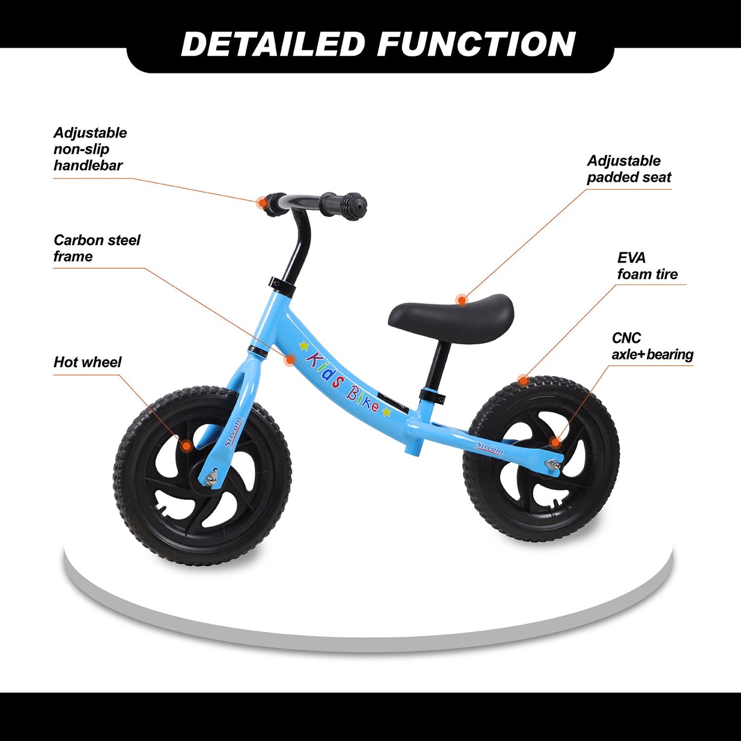 Birtech 12" Kids Balance Bike