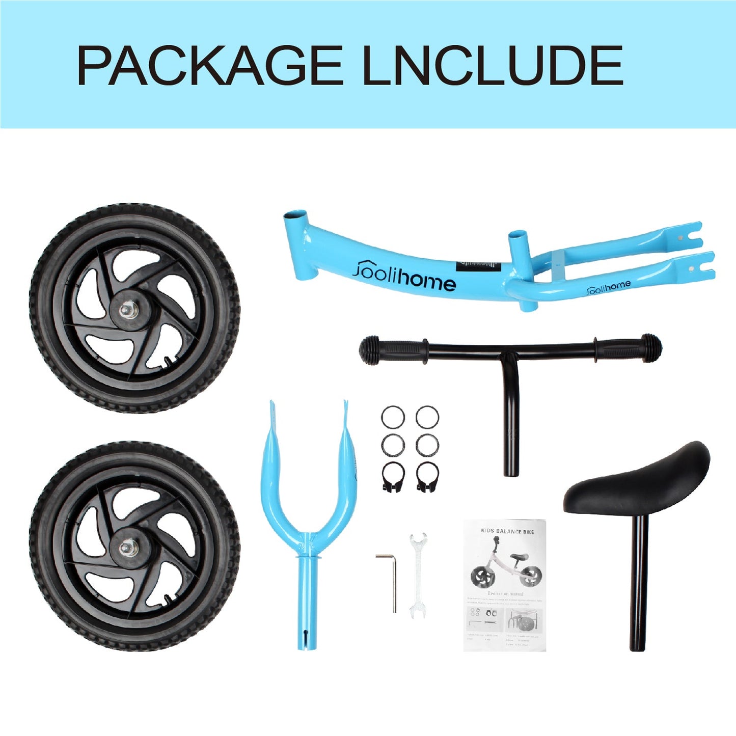 Joolihome 12" Kids Balance Bike