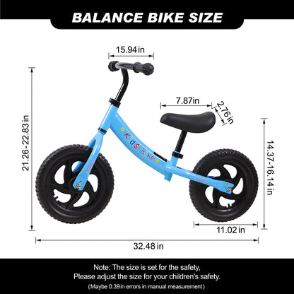 Birtech 12" Kids Balance Bike