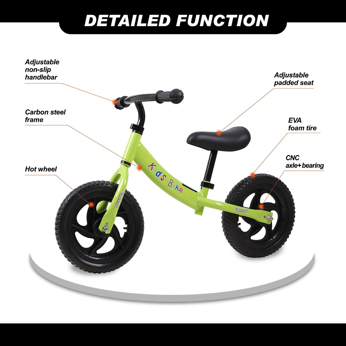 Birtech 12" Kids Balance Bike