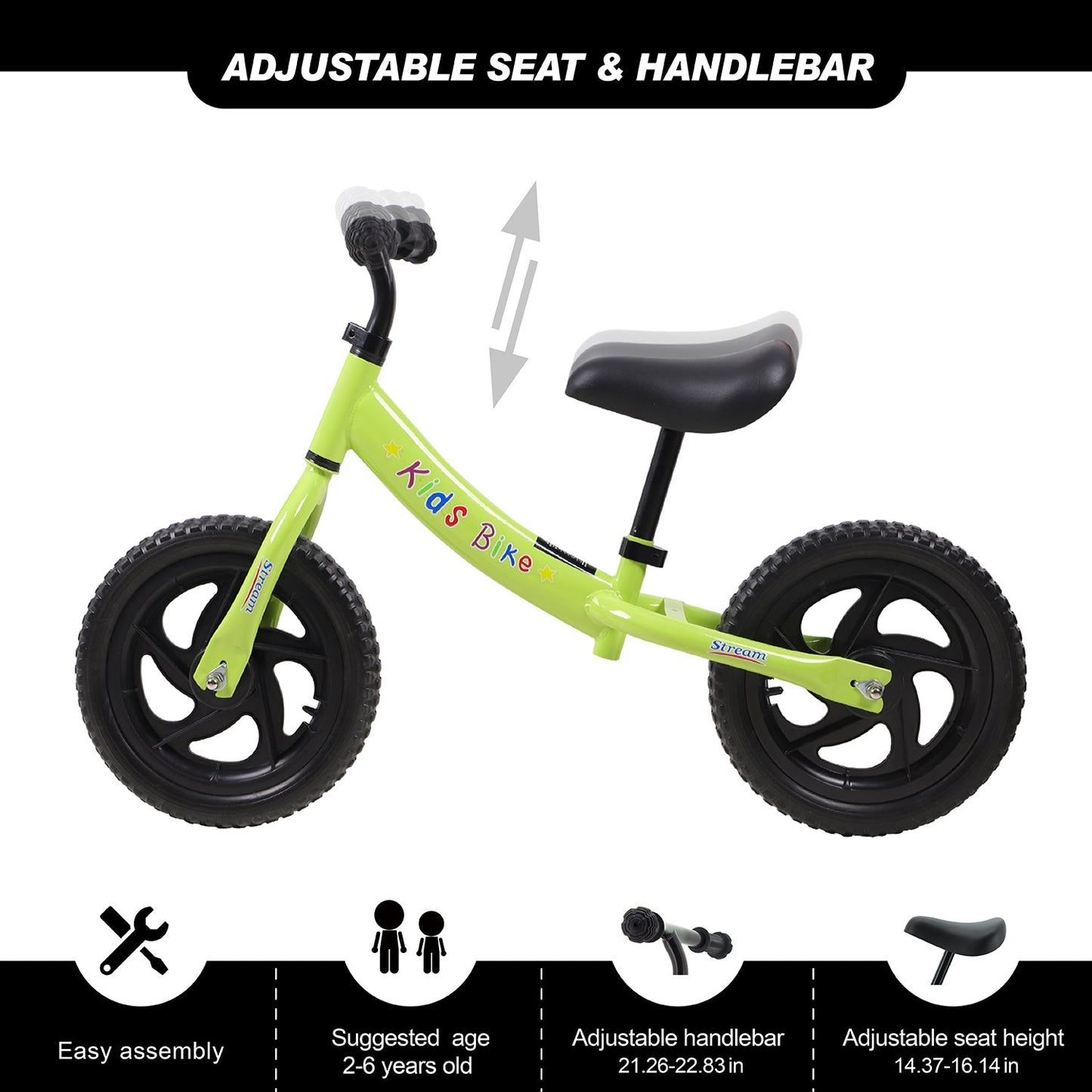 Birtech 12" Kids Balance Bike