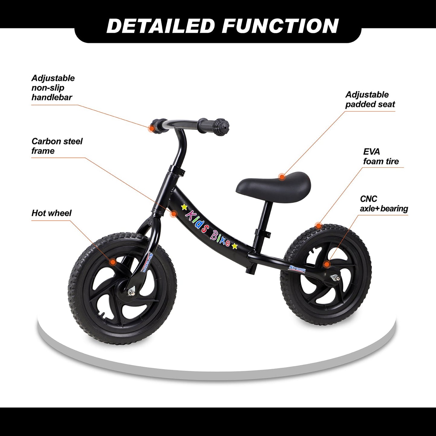 Birtech 12" Kids Balance Bike