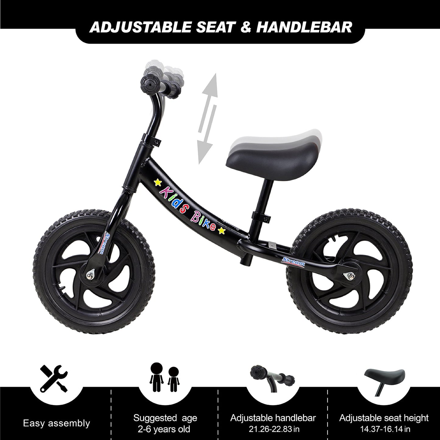 Birtech 12" Kids Balance Bike