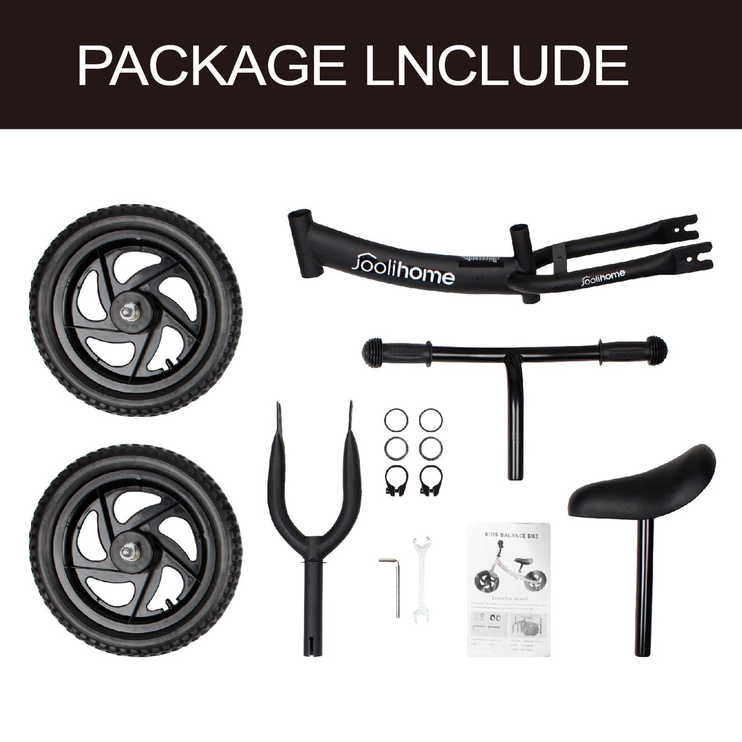 Joolihome 12" Kids Balance Bike
